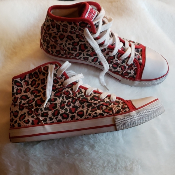 High top red sneakers animal planet - Picture 8 of 13